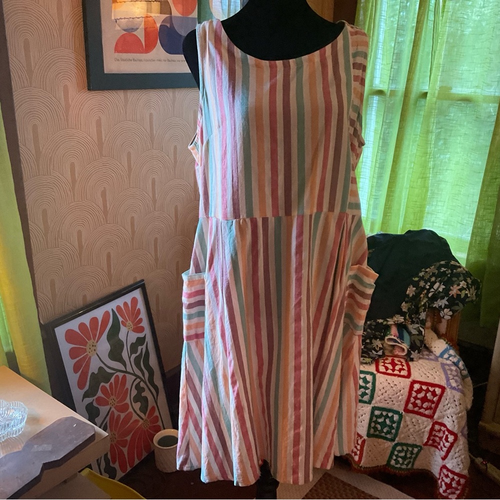 Striped Multicolor Dress